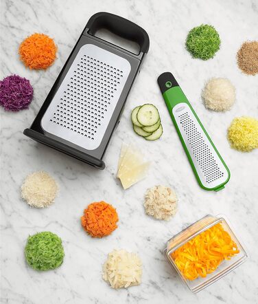 Терка квадратна OXO Good Grips з насадкою для цедри, нержавіюча сталь