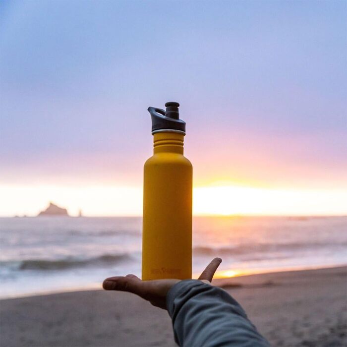 Пляшка для води Klean Kanteen Classic 800 мл, золота, нержавіюча сталь