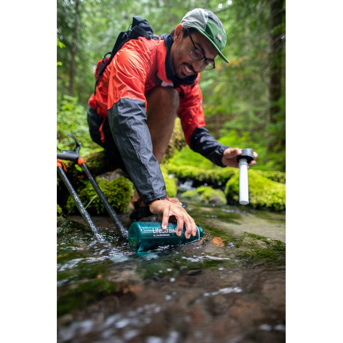 Пляшка-фільтр LifeStraw Go 650 мл (темно-бірюзова) для очищення води