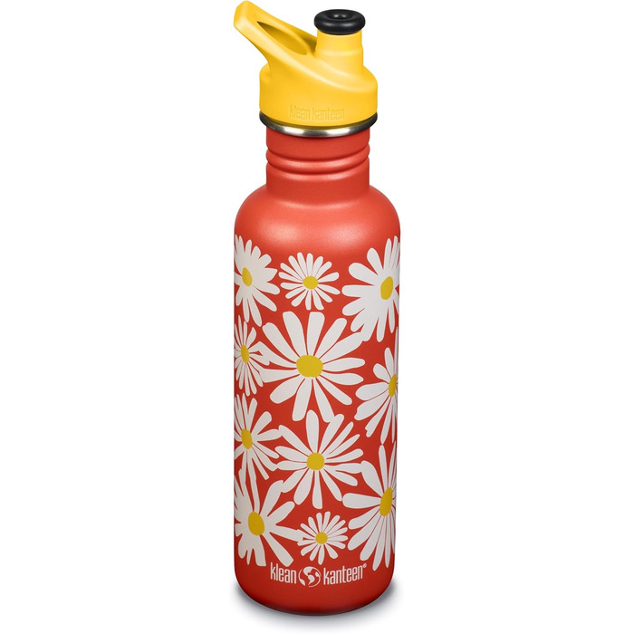 Пляшка для води Klean Kanteen Classic 800 мл, Гансіблум, сталева