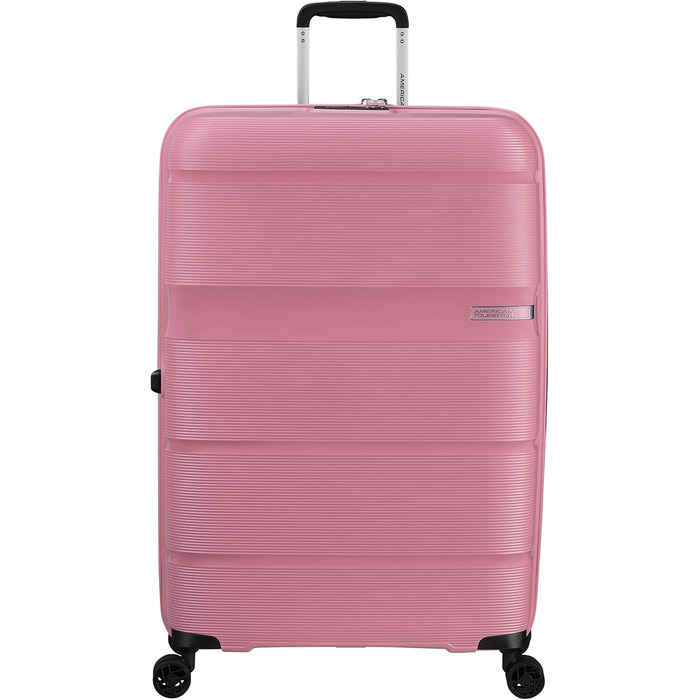 Валіза American Tourister Linex Spinner L, 76 см, 102 л, рожевий, пластик