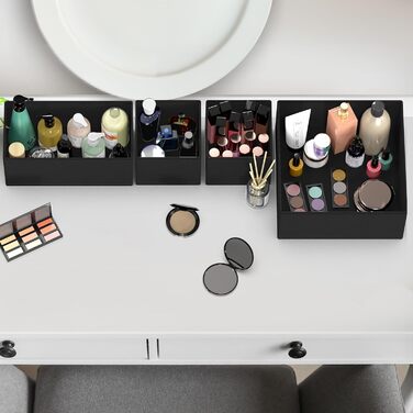 Органайзер для білизни та одягу Simple Houseware, складний, 12 шт, чорний