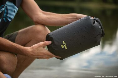 Водонепроникний гермомішок Tatonka Packsack Dry Sack 10 л, синій, з рулонною застібкою, з переробленого поліестеру