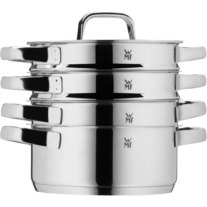 Миска для водяної бані WMF Compact Cuisine 16,5 см, сталева, полірування, для збивання, підходить для посудомийної машини, штабельована