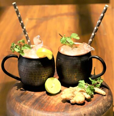 STAGLIFE Набір мідних кухлів для Moscow Mule, 2 шт, чорна мідь, для чоловіків