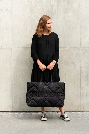 Дитяча сумка Childhome Family Bag для мами, велика дорожня/пеленальна, знімна косметичка, містка