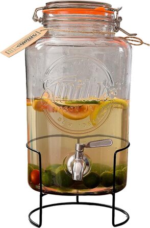 Диспенсер для напоїв Smith's Mason Jars 5 л з краном