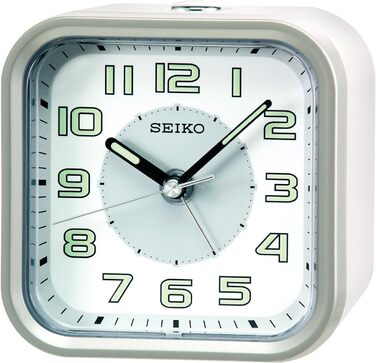 Будильник Seiko з пластику, безшумний хід, швейцарська якість