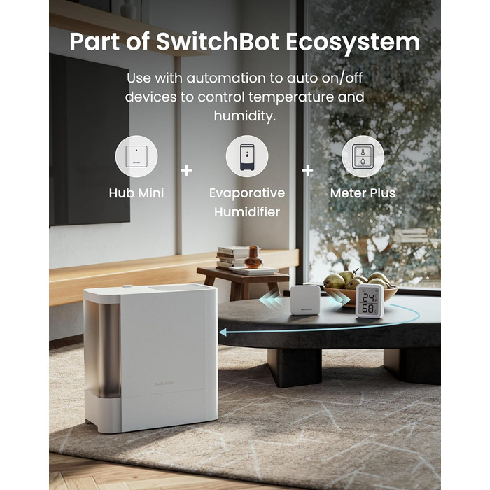 Набір з 3-х розумних термометрів-гігрометрів SwitchBot для дому, Bluetooth сенсор температури та вологості з попередженням і зберіганням даних, для дитячої кімнати, гаража