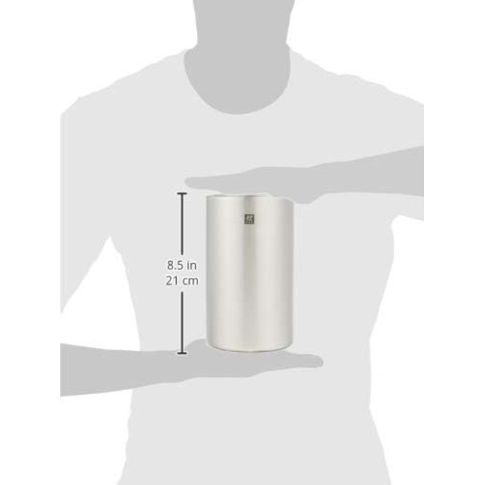 Двостінний винний охолоджувач ZWILLING Sommelier, 21.6×11×19 см, сріблястий