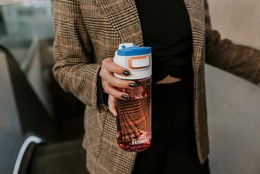 Пляшка для води Kambukka ELTON 500 мл Barely Blush, ударостійка, не вбирає запахи, з мірною шкалою, можна мити в посудомийній машині
