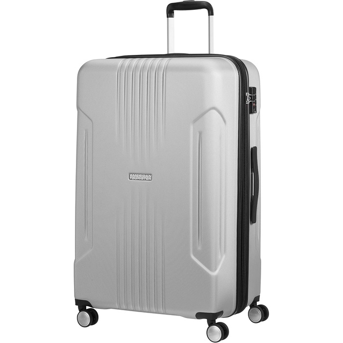 Валіза American Tourister Tracklite Spinner 120 л, розсувна, срібляста, 78 см