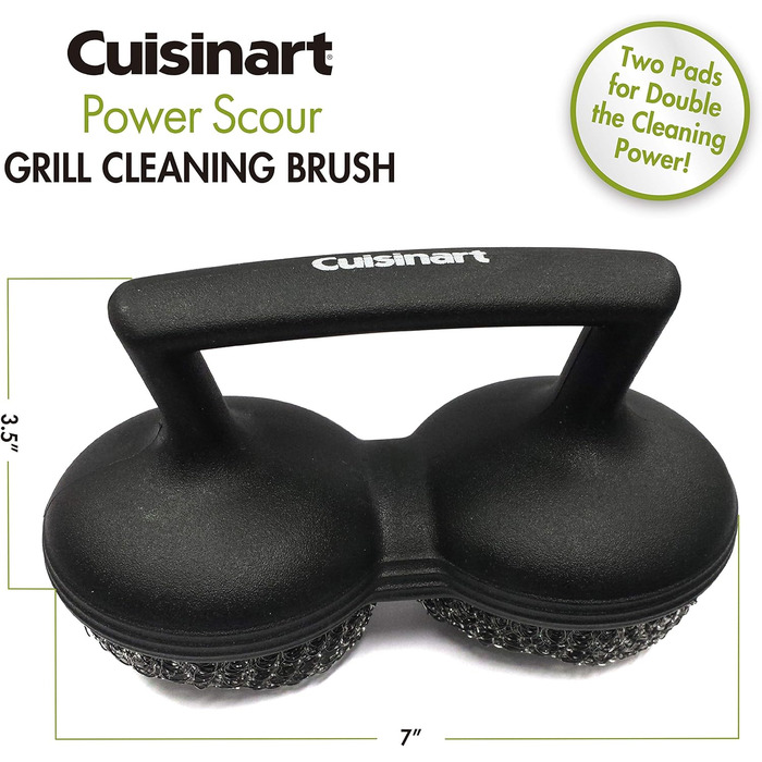 Щітка для чищення гриля Cuisinart CCB-100 з 3 щетинами, чорна