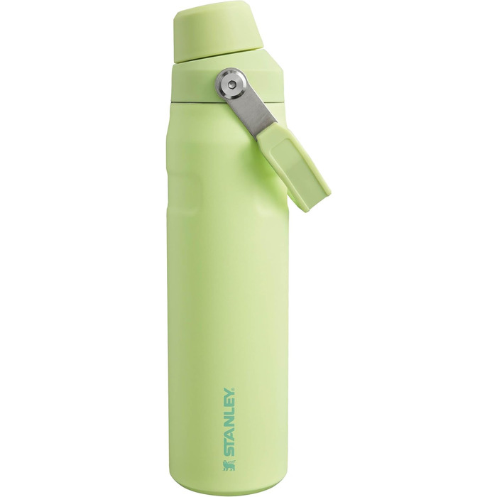 Термос-пляшка Stanley Iceflow 0.6 л для спорту, чорна (Citron), не пропускає воду, BPA-free, зручна для миття в посудомийці, тримає холод до 10 годин