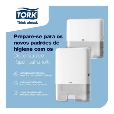 Диспенсер для паперових рушників Tork Xpress H2, білий, індивідуальна подача, Elevation Design, 552100, набір 2 шт.