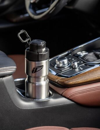 Вакуумна термобутилка Speedfil Speedflask з нержавіючої сталі для велосипедистів і спорту, з кришкою 2.0, срібляста