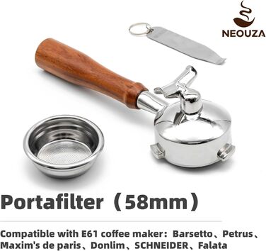 Портафільтр NEOUZA 58мм для Breville Sage Barista Max