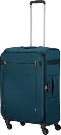 Валіза Samsonite Citybeat Spinner S (синя, Petrol Blue), валіза Samsonite Citybeat Spinner M EXP (66 см, 67/73 л, розширювана)