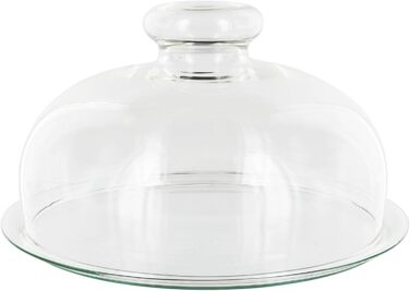 Скляний ковпак для фруктів і сиру Trendglas Jena, 17 см, з підставкою