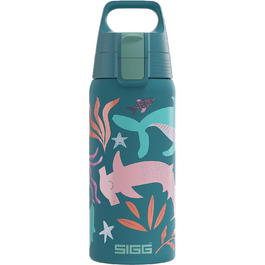 Дитяча ізольована пляшка для напоїв SIGG Shield Therm ONE 0,5 л, для газованої води, герметична, легка, без BPA, синя