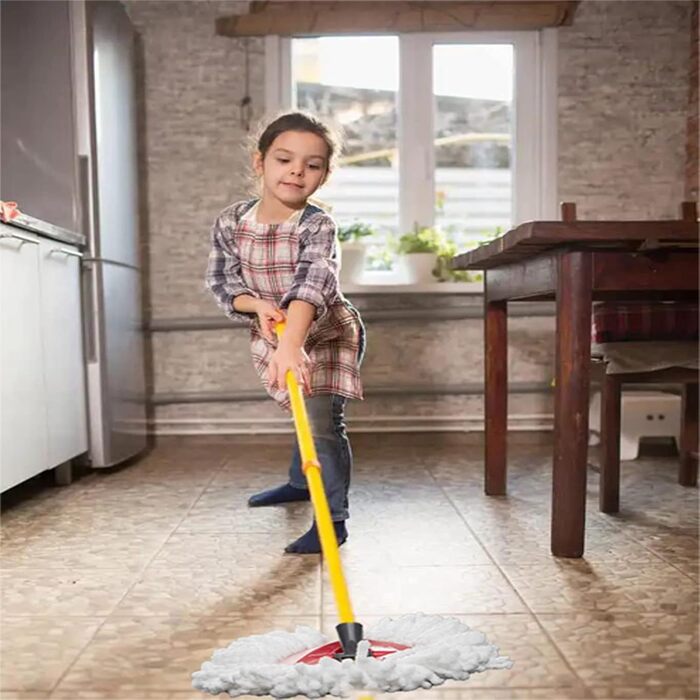 Набір змінних насадок для швабри Spin Mop, 6 шт, мікрофібра, для глибокого прибирання, сумісний з Ocedar Triangle Swivel, машинне прання