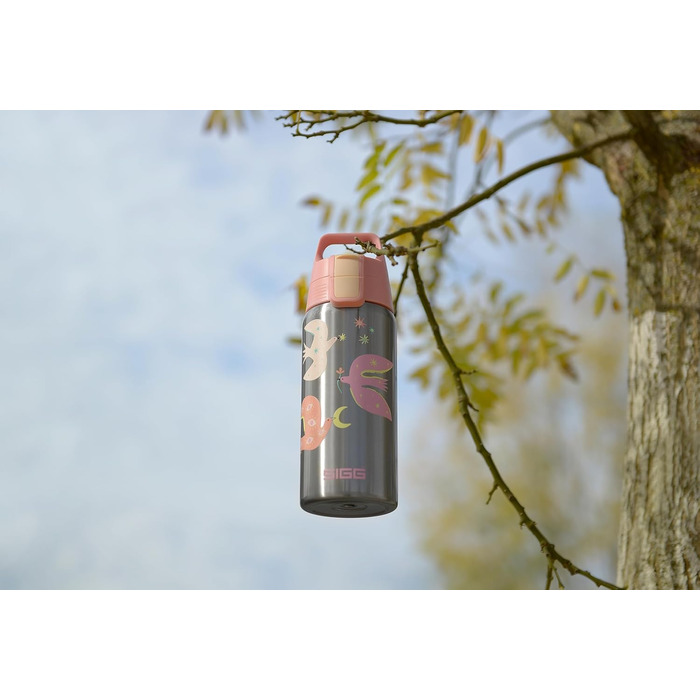 Дитяча ізольована пляшка для напоїв SIGG Shield Therm ONE 0,5 л, підходить для газованої води, герметична, легка, BPA-free, Fly Away