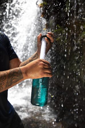 Пляшка-фільтр LifeStraw Go 1 л, синя, для води