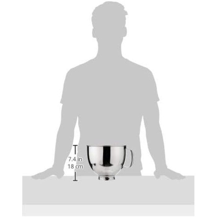 Миска для змішування 4,83 л для KITCHEN AID