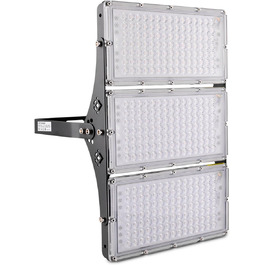 LED прожектор 300W 30000Лм, тепле біле світло 3000K, IP65, вуличний водонепроникний ліхтар для саду, тераси, гаража, спортмайданчика, фабрики, майстерні