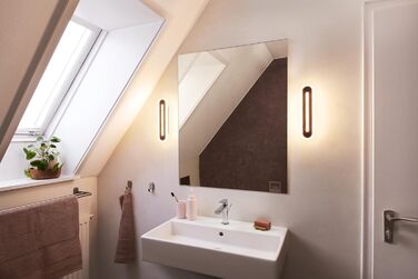 Розумна світлодіодна лампа для ванної LEDVANCE Orbis Bath, 1200 Лм, 3000-6500K, 30 см, IP44, Wi-Fi, диммована, керування через додаток і голосовий асистент