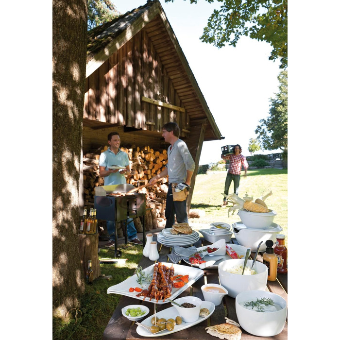 KAHLA BBQ Saucenprofi 0,4 л — біла порцелянова соусниця для барбекю