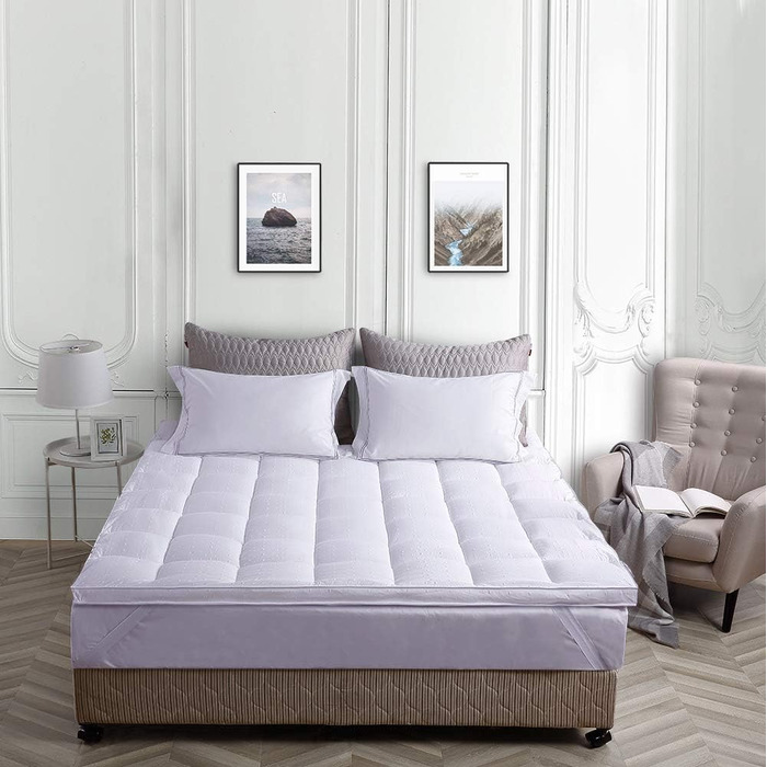 Наматрацник Bedecor Soft-Topper 180x200 см, масажний 3D-ефект, люкс, підматрацна накладка