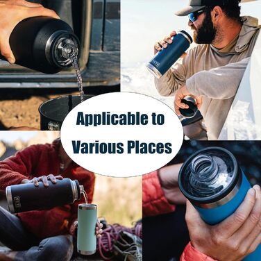 Блокатор льоду для пляшок Yeti Rambler, 2 шт, запобігає потраплянню кубиків та дробленого льоду в напій, сумісний з пляшками 18/26/1020 мл