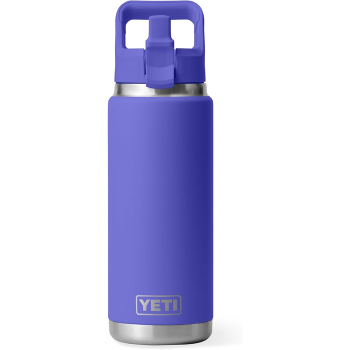 Термос-бутилка YETI Rambler C з трубочкою, вакуумна, нержавіюча сталь, 769 мл, Ultra Marine Violet