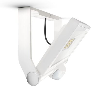 Світлодіодний прожектор Steinel XLED ONE XL 42,6 Вт з датчиком руху, 4200 лм, алюмінієвий, для вулиці, під'їзду, будинку та саду, білий