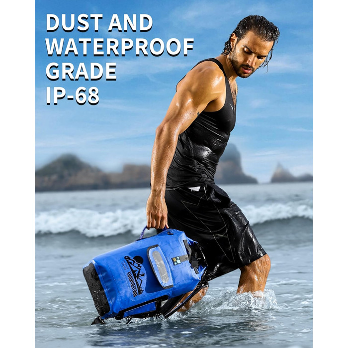Водонепроникний рюкзак IDRYBAG Dry Bag 20/30/40 л для каякінгу, плаваючий гермомішок для водних видів спорту