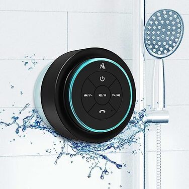 Портативна Bluetooth колонка Xleader для душу, водонепроникна з присоскою, бездротовий динамік для ванної кімнати, музична колонка для дітей, чоловіків і жінок, ідеальний подарунок