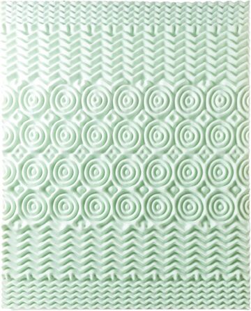 Топер з ортопедичної піни Memory Foam з екстрактом зеленого чаю, CertiPUR-US, 10,2 см, Best Price Mattress