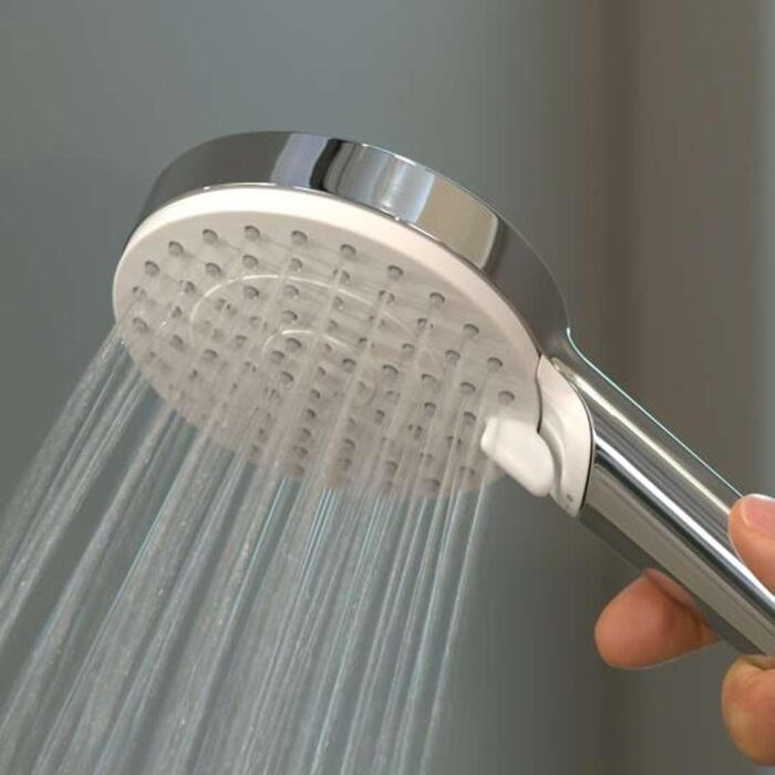 Hansgrohe Crometta набір тримача душу з лійкою, 1,6 м, 2 режими, водозбереження, білий/хром