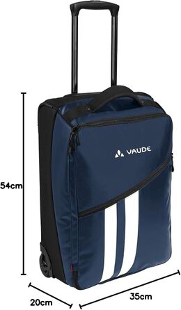 Дорожня валіза-тролей VAUDE Rotuma 35 л, синя, на колесах