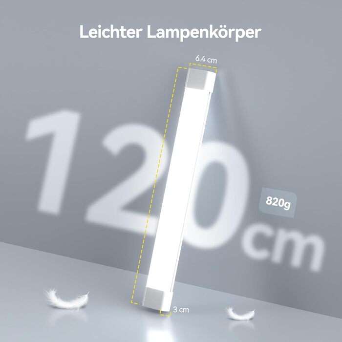 Світильник для вологих приміщень Anten LED 120 см, 36 Вт, 6000K, 4000 Лм, IP65, водонепроникний, для гаража, підвалу, офісу