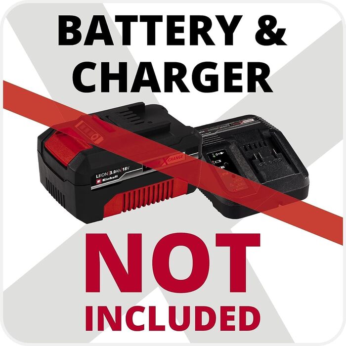 Акумуляторний LED ліхтар Einhell TE-CL 18/2000 LiAC Solo Power X-Change 18В, літій-іонний, поворотна голова, білий, гібридний, без акумулятора та зарядного