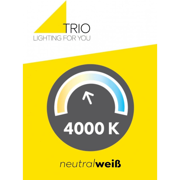 Світильник для ванної Trio Leuchten Mattimo, LED 4.3 Вт, хром/білий пластик