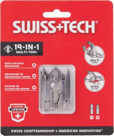 Мультитул Swiss+Tech ST53100 19-в-1 з нержавіючої сталі для кемпінгу та outdoor