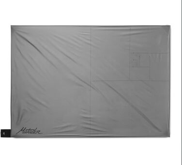 Пікнікова ковдра MATADOR Pocket Blanket для 2-4 осіб, ультралегка, складна, з кілочками, водонепроникна, для пляжу, кемпінгу, походів, білого кольору