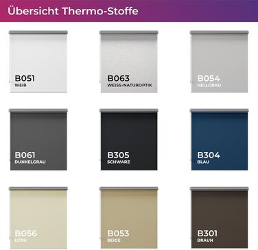 Рулонна штора XL на замовлення Thermo Blackout для вікон і дверей, кріплення на стіну або стелю
