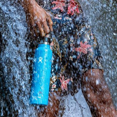 Гідрофляга HYDRO FLASK 710 мл Moonshadow Purple, вакуумна нержавіюча пляшка для води з кришкою, тримає тепло і холод, герметична, маленький отвір