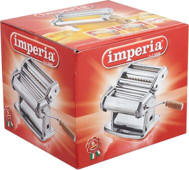 Машина для приготування пасти Imperia 20600, 21x18,5x17,5 см, нержавіюча сталь, срібляста
