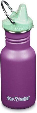 Пляшка для води Klean Kanteen Classic Narrow 355 мл, нержавіюча сталь, колір Блискучий виноград