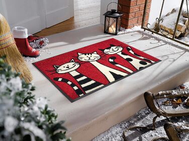 Килимок wash+dry для підлоги Three Cats 50x75 см, для дому та вулиці, праний